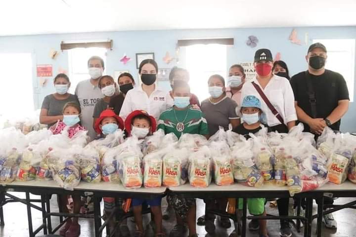 Entregó DIF Reynosa canasta básica a Comedores Mariposa A. C. – DIF
