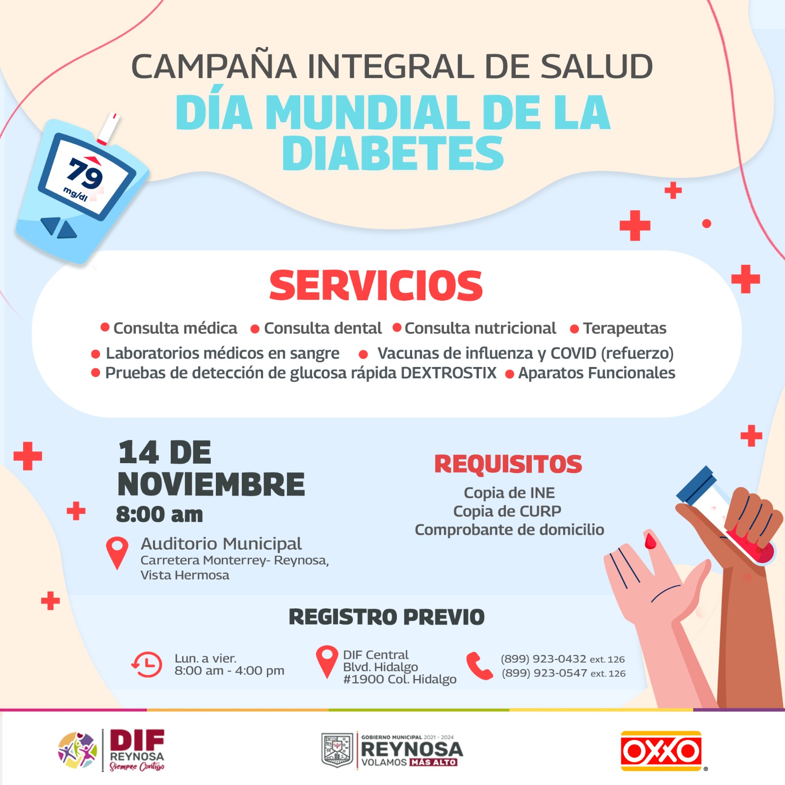 Campaña Integral de Salud para prevenir la diabetes