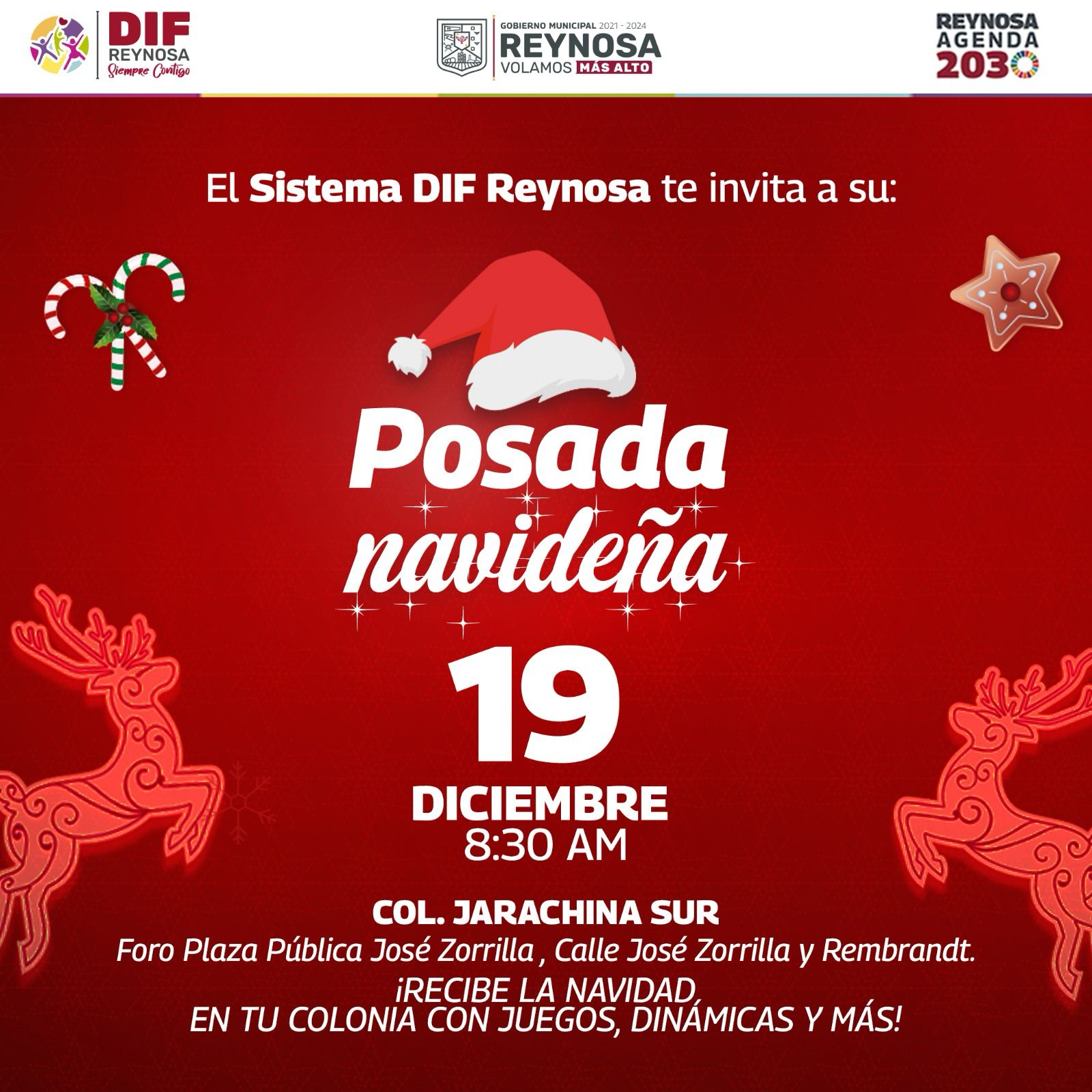 Llegará Posada Navideña DIF a Jarachina Sur